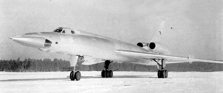 Tupolev Tu-22 Blinder bomber lifting off