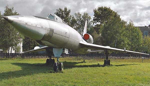 Tupolev Tu-22 Blinder museum aircraft front quarter view