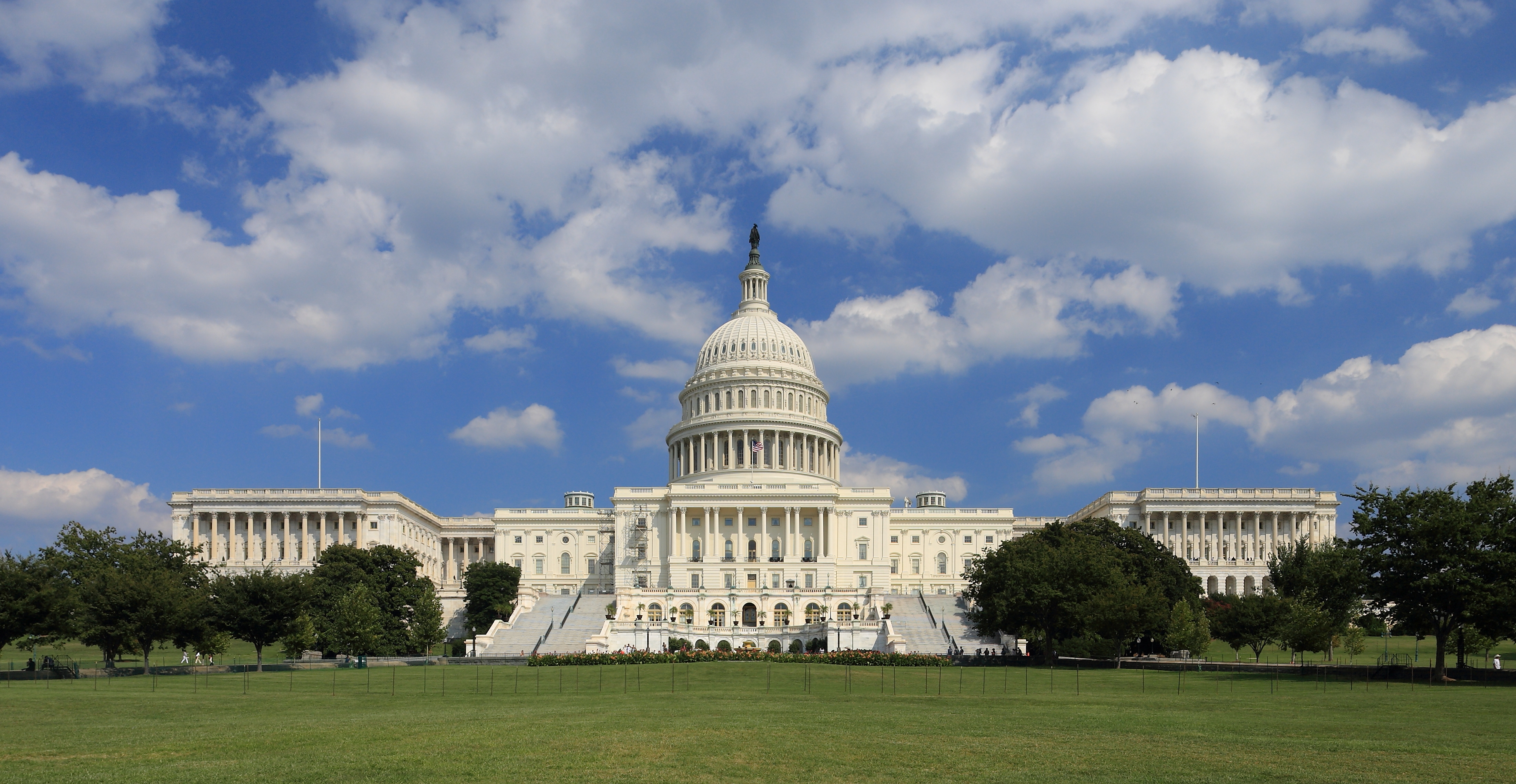 West front of the United States Capitol, shown as a central civic institution of the United States faction.