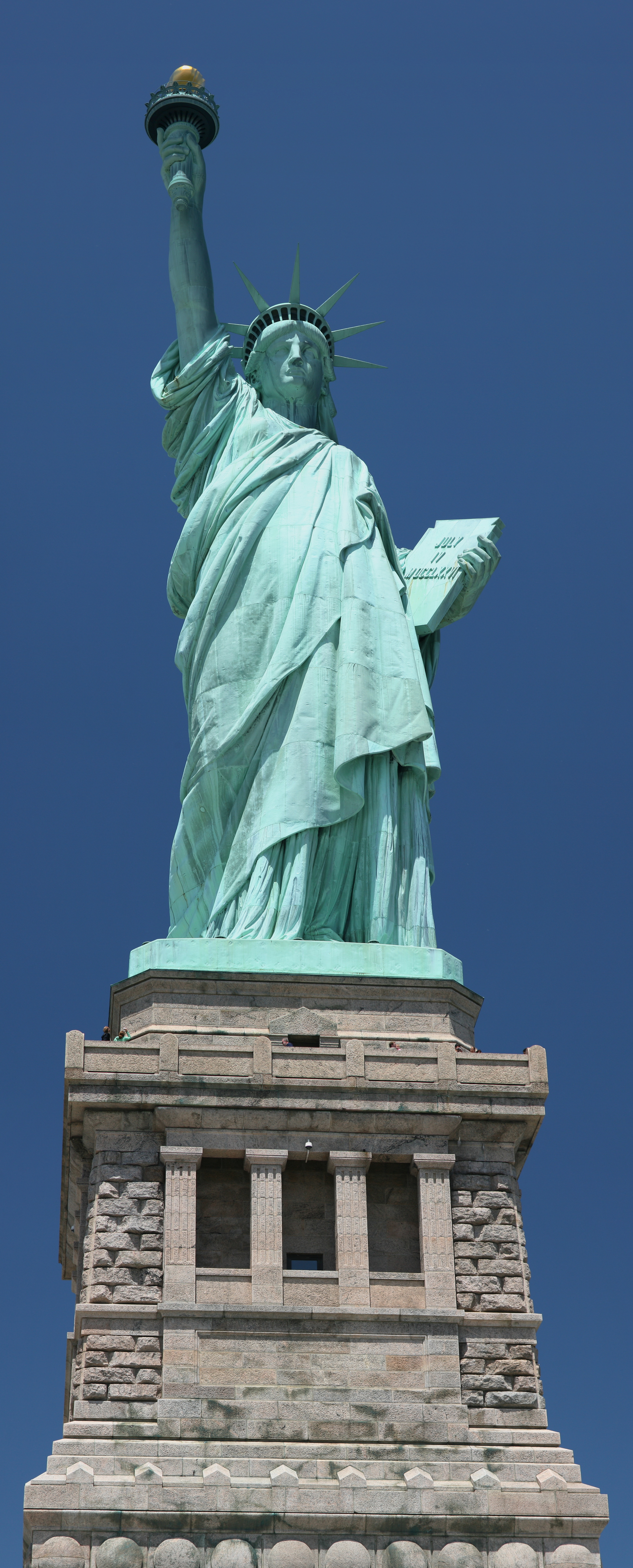 The Statue of Liberty in New York Harbor, shown as a civic and national symbol of the United States.