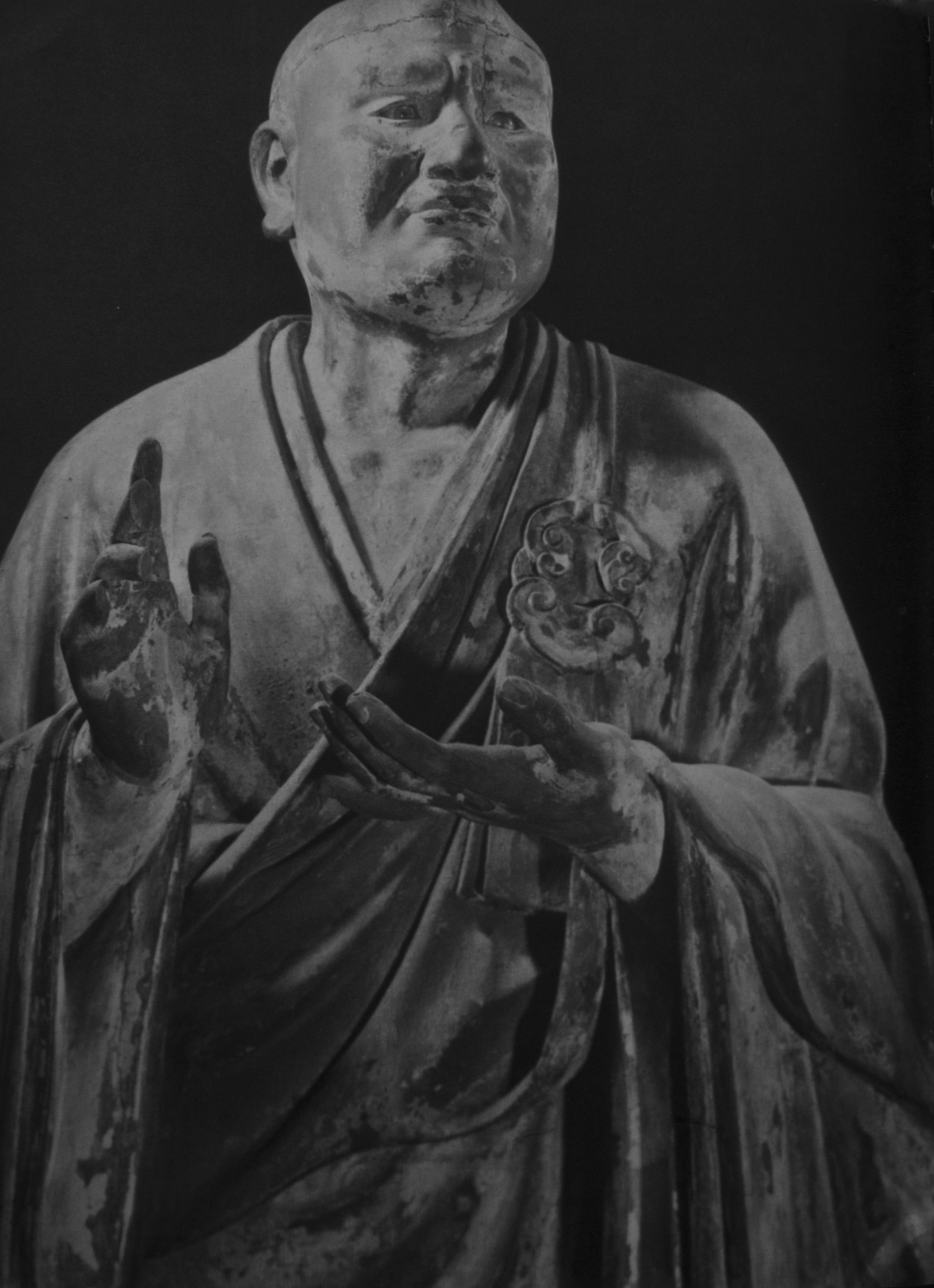 Seshin/Vasubandhu statue by Unkei at Kofukuji