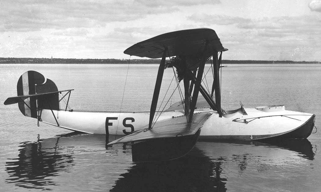 Vickers Vedette Canadian flying boat resting on the water