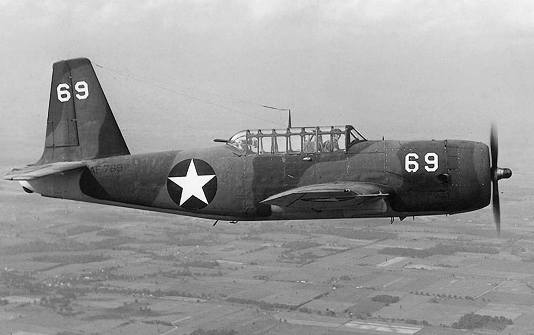 Vultee Vengeance dive bomber ground side view with star insignia