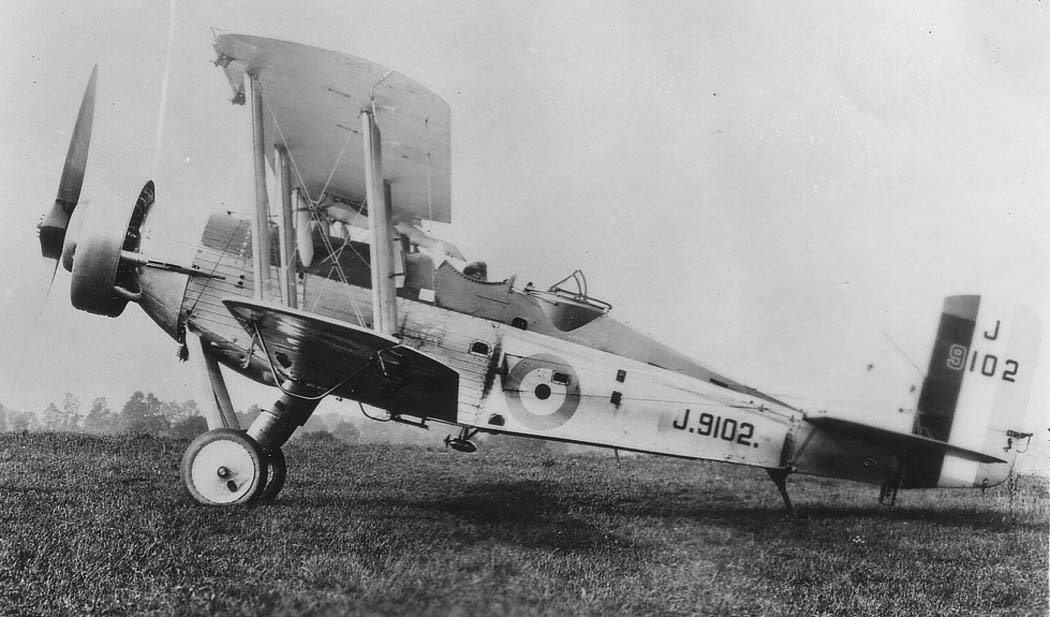 Westland Wapiti general-purpose biplane parked on airfield