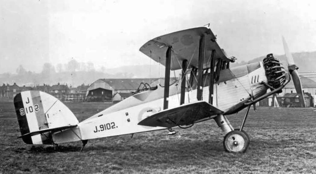 Westland Wapiti biplane front quarter view
