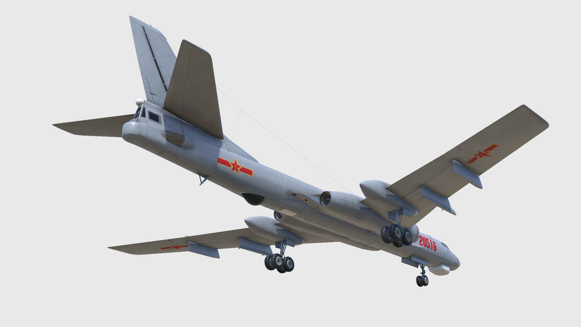 Xian H-6 - Xian H-6 3D model CGTrader