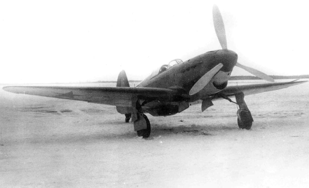 Yakovlev Yak-1 Soviet fighter aircraft in flight