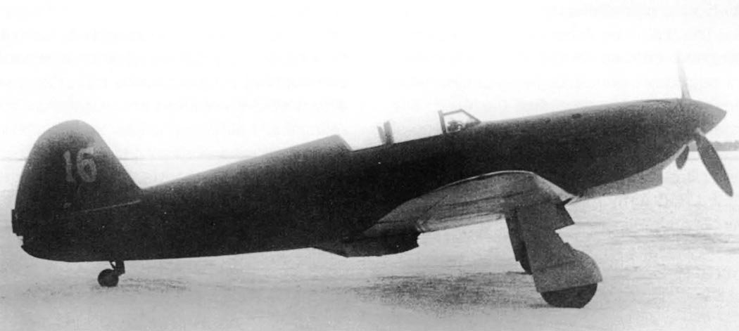 Yakovlev Yak-1 Soviet fighter side profile