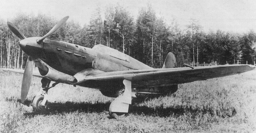 Yakovlev Yak-1 fighter parked on the ground