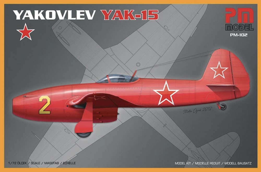 Yakovlev Yak-15 - Soviet Air Force Yakovlev YAK-15 Fighter Aircraft Bachmann Europe plc - Soviet Air Force Yakovlev YAK-15 Fighter Aircraft