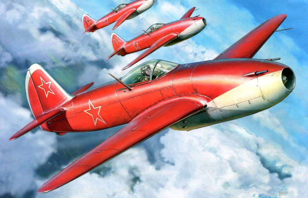 Yakovlev Yak-15 - Yakovlev Yak-15 Aircraft art, Aircraft, Aviation art