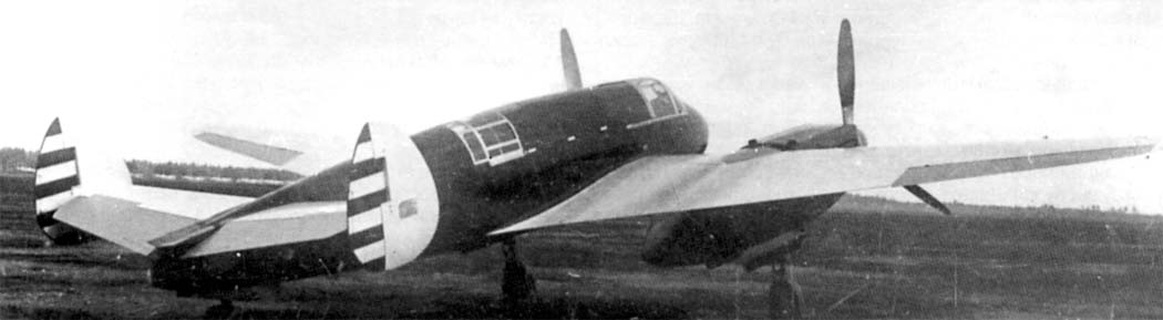 Yakovlev Yak-2 twin-engine bomber rear quarter view