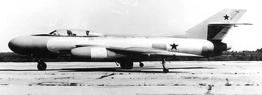 Yakovlev Yak-25 Flashlight interceptor on a runway